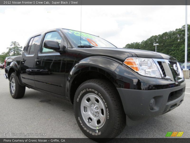 Super Black / Steel 2012 Nissan Frontier S Crew Cab