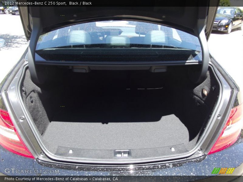 Black / Black 2012 Mercedes-Benz C 250 Sport