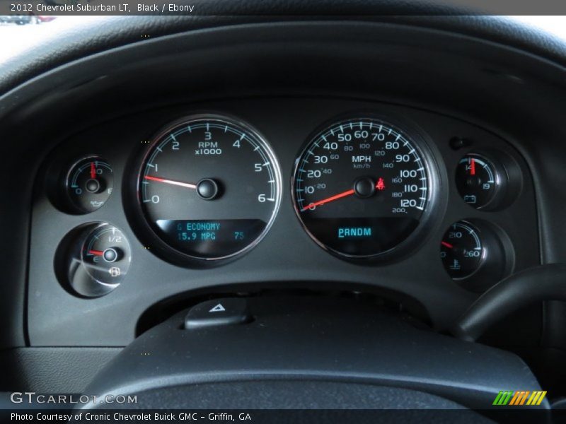Black / Ebony 2012 Chevrolet Suburban LT