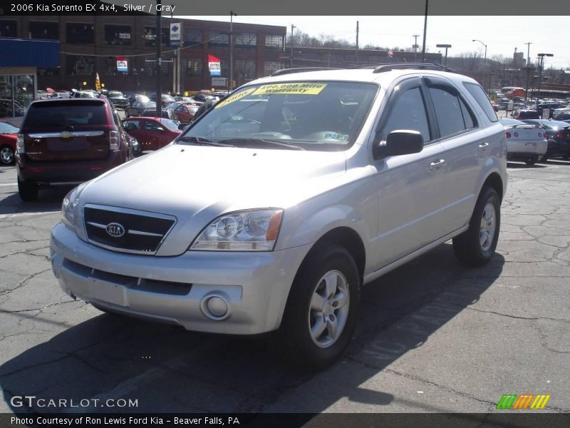 Silver / Gray 2006 Kia Sorento EX 4x4