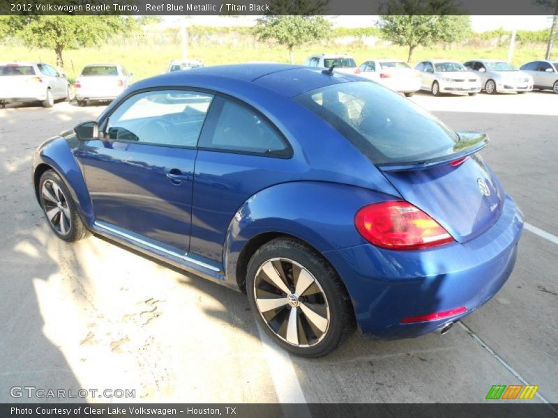 Reef Blue Metallic / Titan Black 2012 Volkswagen Beetle Turbo