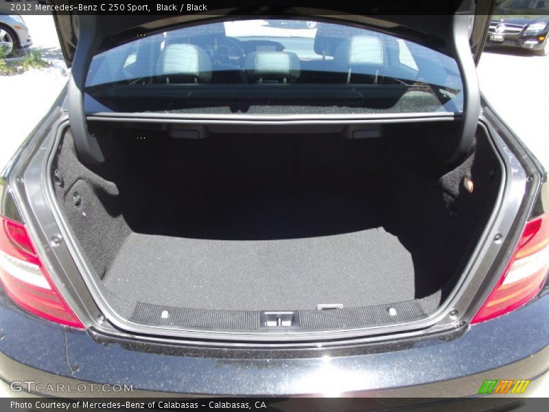Black / Black 2012 Mercedes-Benz C 250 Sport