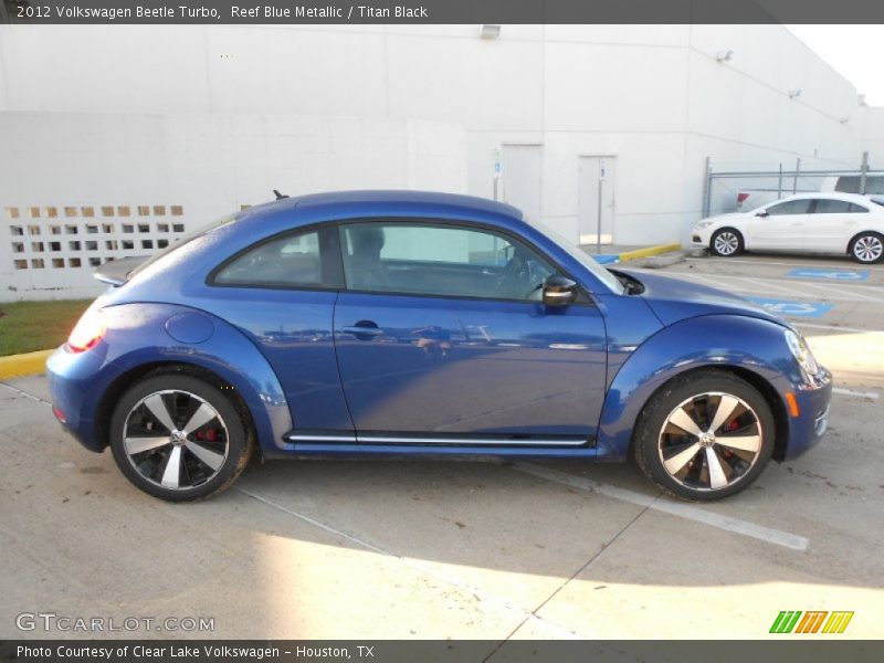 Reef Blue Metallic / Titan Black 2012 Volkswagen Beetle Turbo