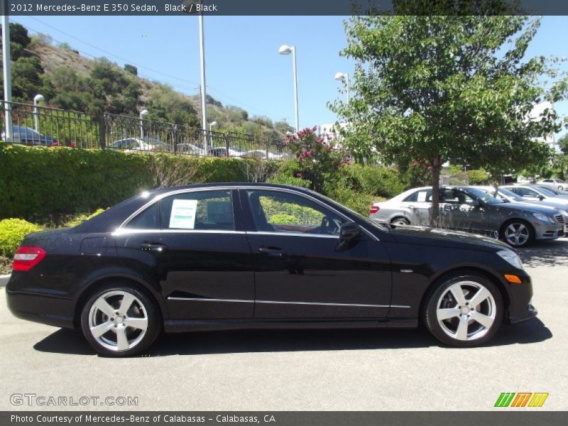 Black / Black 2012 Mercedes-Benz E 350 Sedan