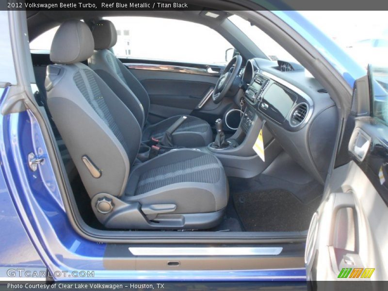 Reef Blue Metallic / Titan Black 2012 Volkswagen Beetle Turbo