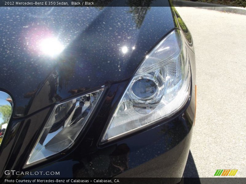 Black / Black 2012 Mercedes-Benz E 350 Sedan