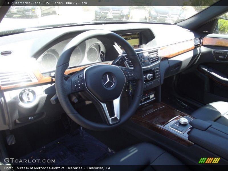 Black / Black 2012 Mercedes-Benz E 350 Sedan