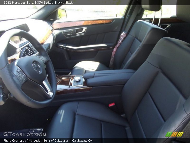 Black / Black 2012 Mercedes-Benz E 350 Sedan