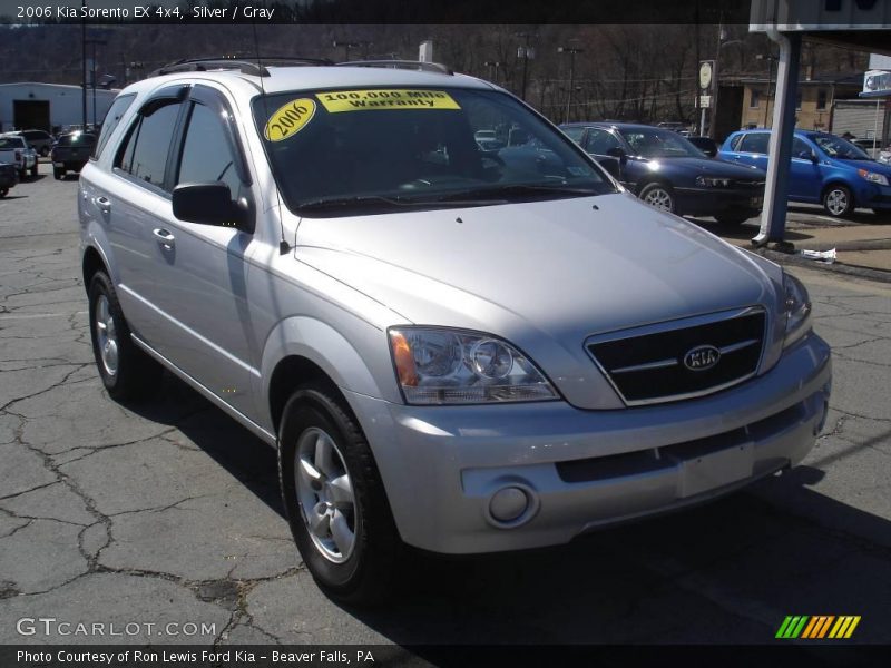Silver / Gray 2006 Kia Sorento EX 4x4
