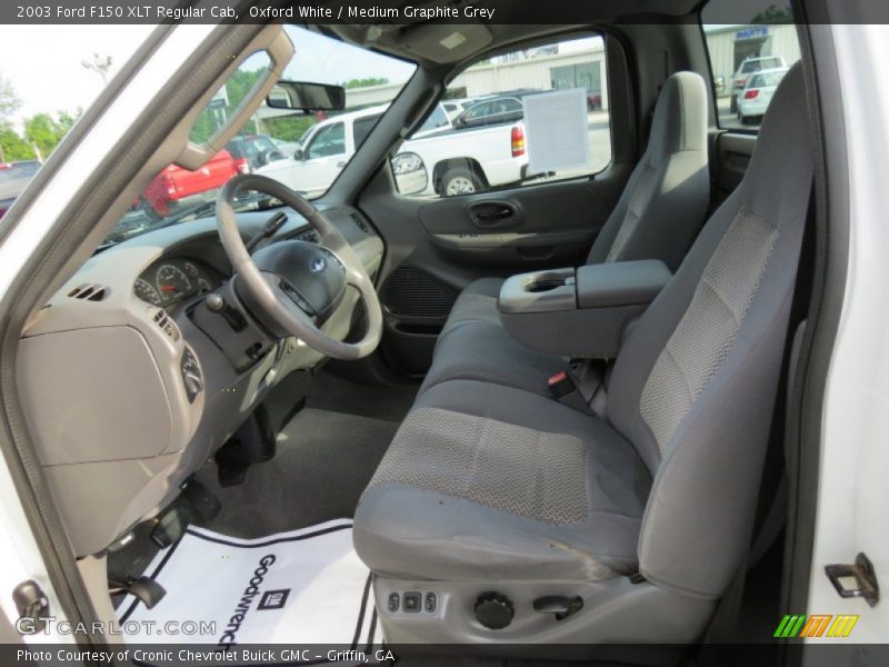  2003 F150 XLT Regular Cab Medium Graphite Grey Interior