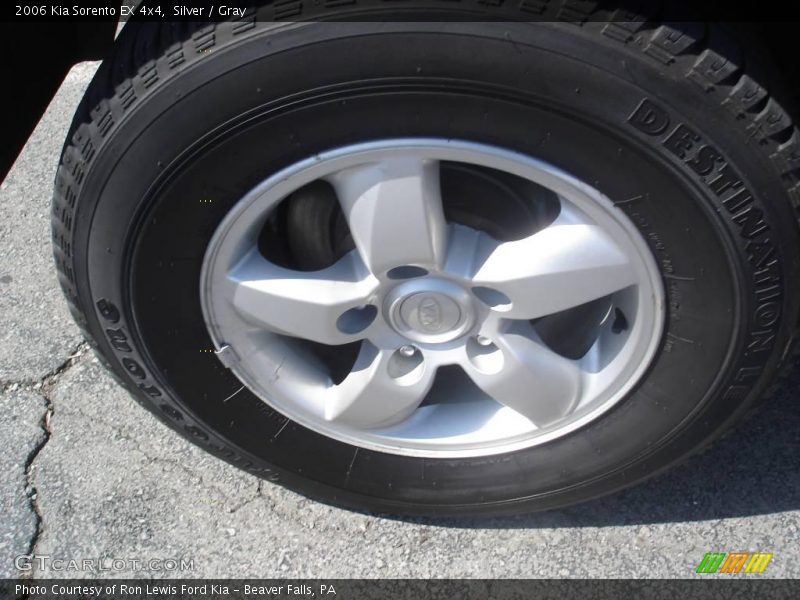 Silver / Gray 2006 Kia Sorento EX 4x4