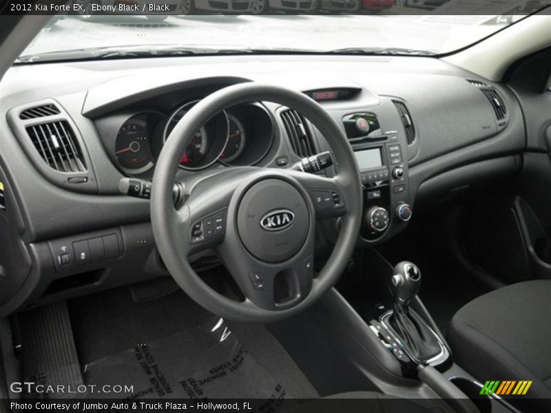 Ebony Black / Black 2012 Kia Forte EX