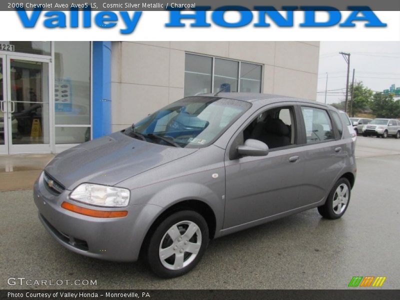 Cosmic Silver Metallic / Charcoal 2008 Chevrolet Aveo Aveo5 LS
