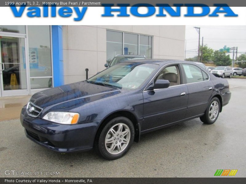 Monterey Blue Pearl / Parchment 1999 Acura TL 3.2