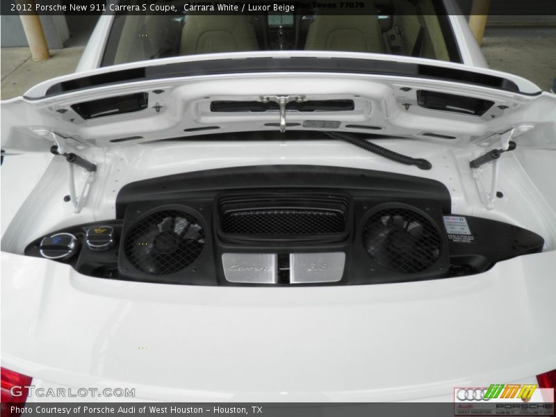Carrara White / Luxor Beige 2012 Porsche New 911 Carrera S Coupe