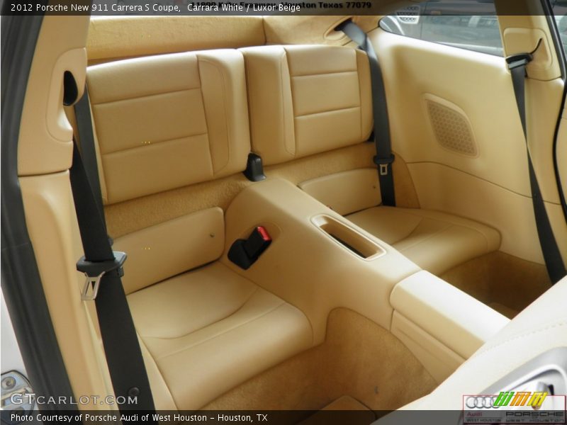 Carrara White / Luxor Beige 2012 Porsche New 911 Carrera S Coupe