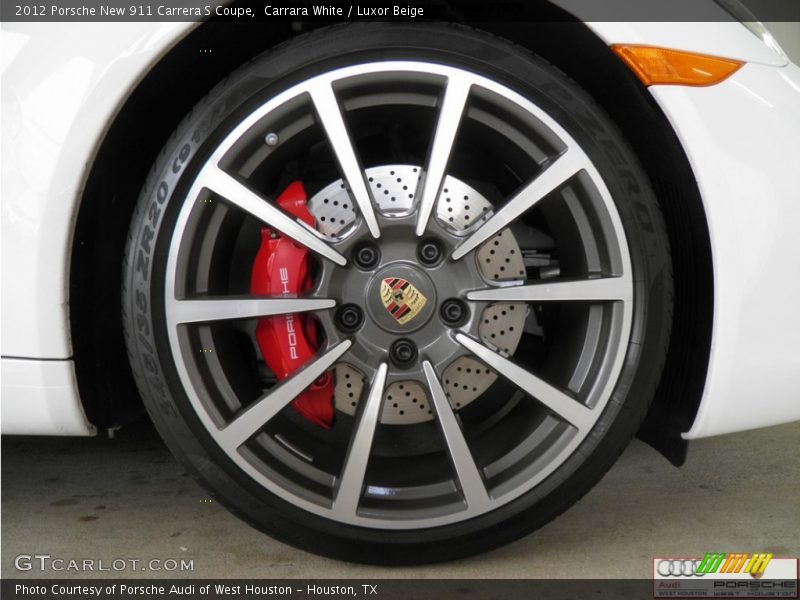 Carrara White / Luxor Beige 2012 Porsche New 911 Carrera S Coupe