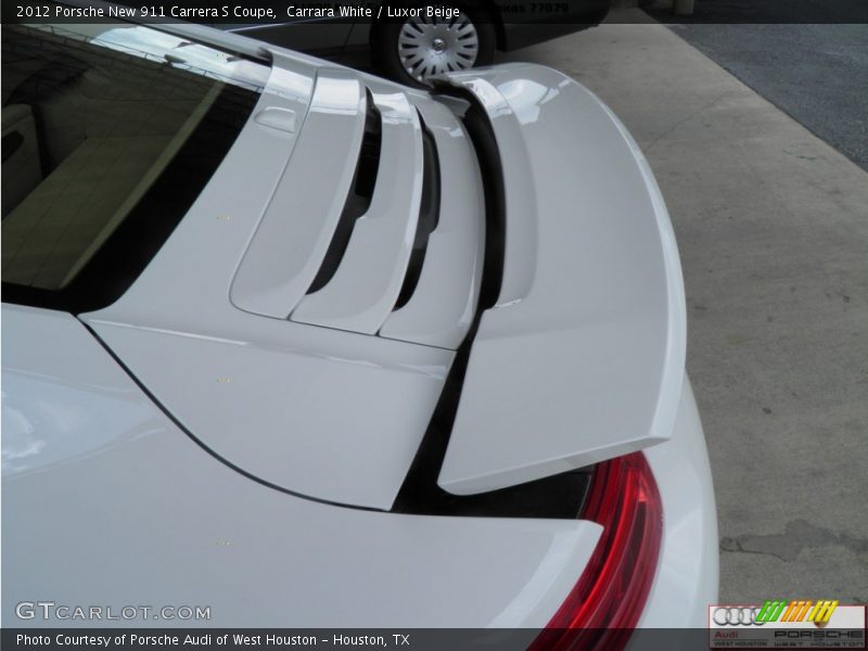 Carrara White / Luxor Beige 2012 Porsche New 911 Carrera S Coupe