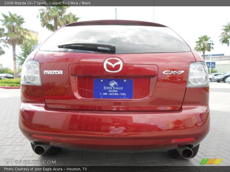 Copper Red Mica / Black 2008 Mazda CX-7 Sport