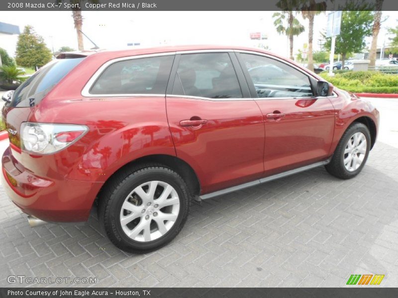 Copper Red Mica / Black 2008 Mazda CX-7 Sport