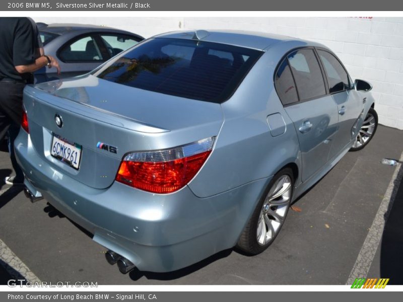 Silverstone Silver Metallic / Black 2006 BMW M5