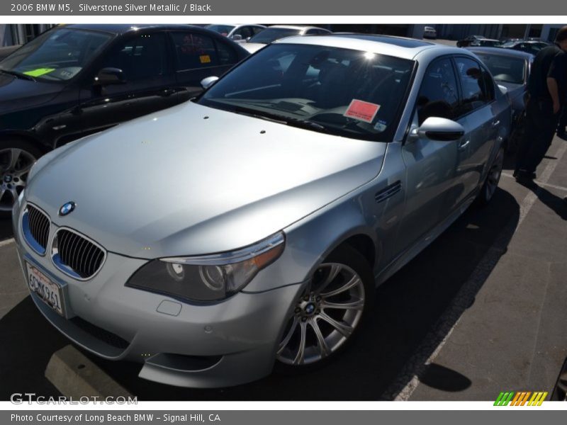 Silverstone Silver Metallic / Black 2006 BMW M5