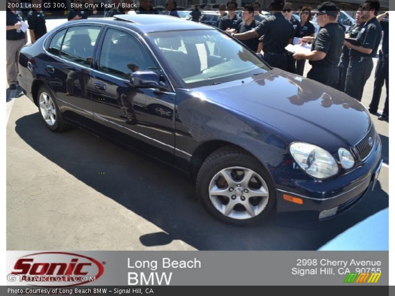 Blue Onyx Pearl / Black 2001 Lexus GS 300