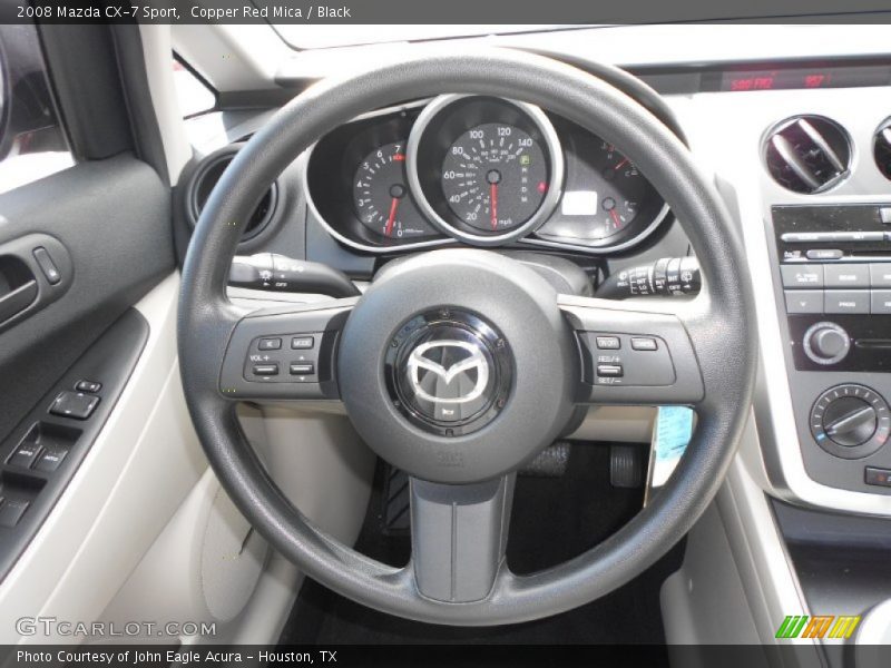 Copper Red Mica / Black 2008 Mazda CX-7 Sport
