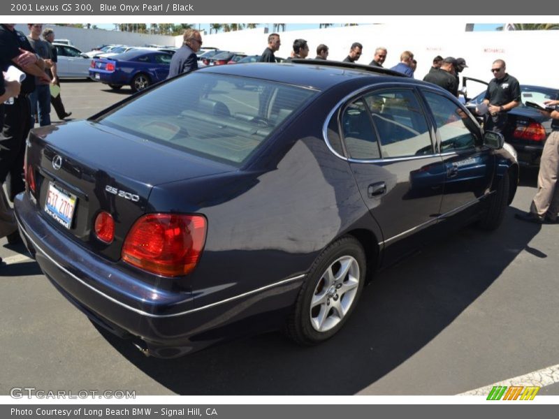 Blue Onyx Pearl / Black 2001 Lexus GS 300