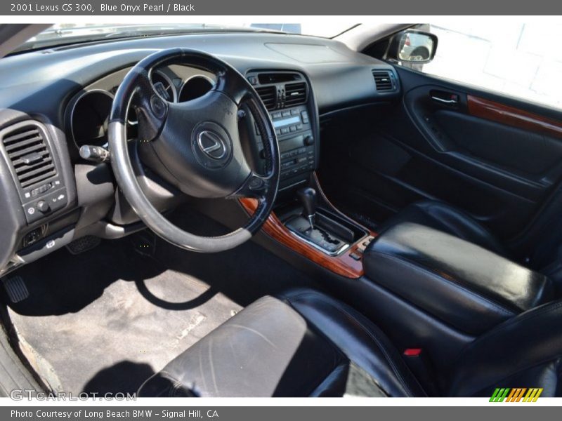 Blue Onyx Pearl / Black 2001 Lexus GS 300