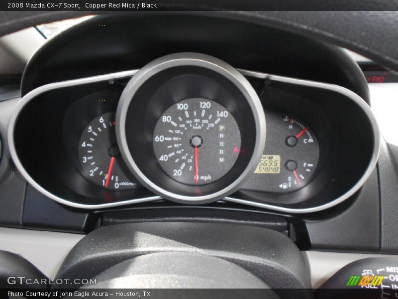 Copper Red Mica / Black 2008 Mazda CX-7 Sport