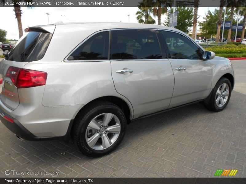 Palladium Metallic / Ebony 2012 Acura MDX SH-AWD Technology