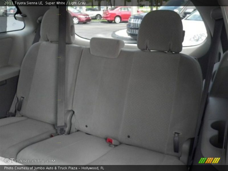 Super White / Light Gray 2011 Toyota Sienna LE