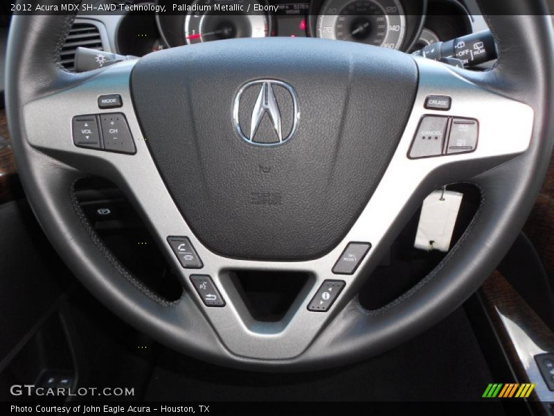 Palladium Metallic / Ebony 2012 Acura MDX SH-AWD Technology