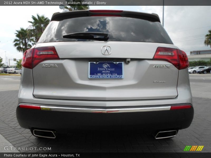 Palladium Metallic / Ebony 2012 Acura MDX SH-AWD Technology