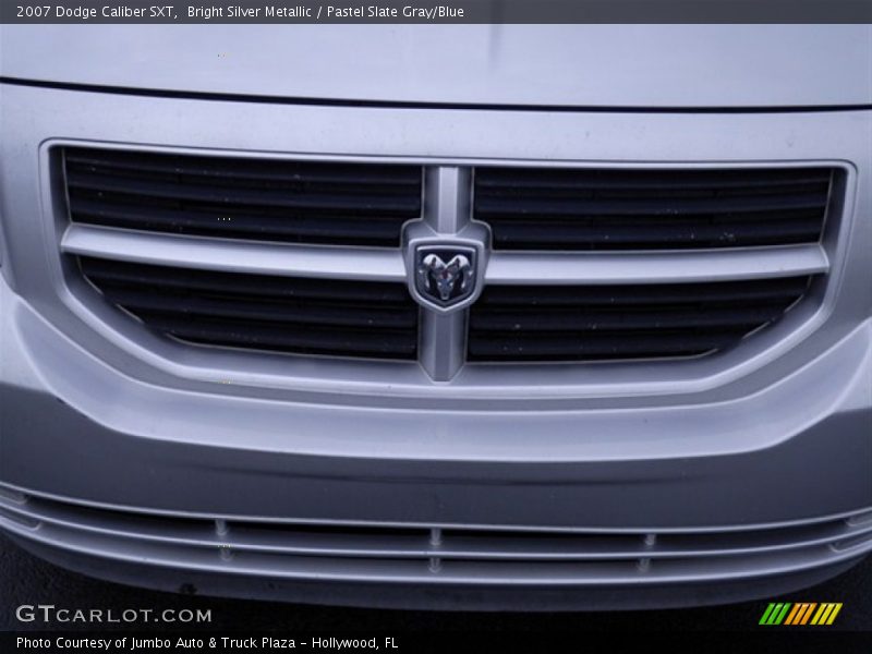 Bright Silver Metallic / Pastel Slate Gray/Blue 2007 Dodge Caliber SXT