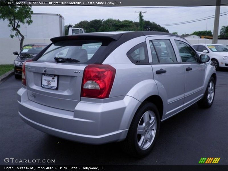 Bright Silver Metallic / Pastel Slate Gray/Blue 2007 Dodge Caliber SXT