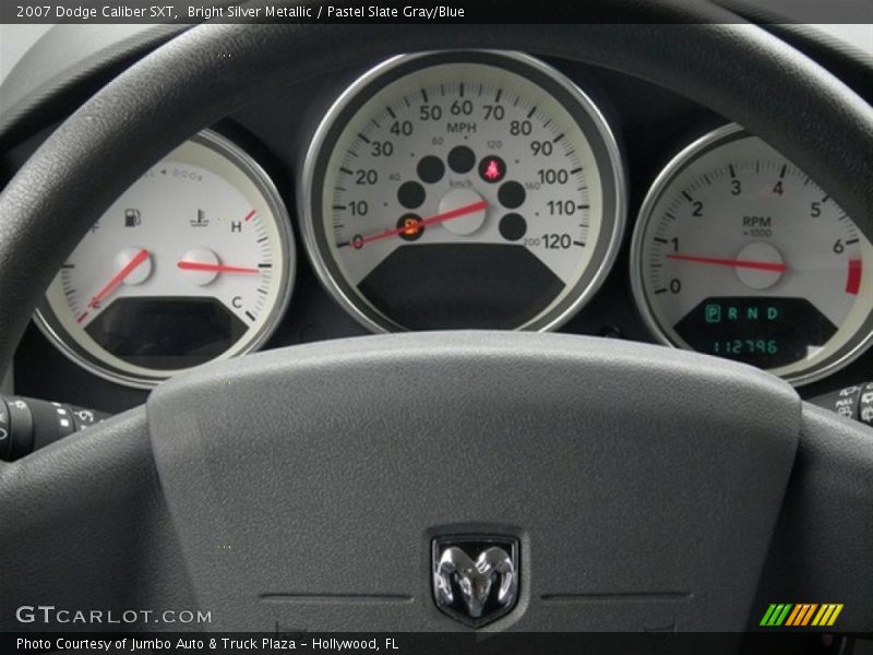 Bright Silver Metallic / Pastel Slate Gray/Blue 2007 Dodge Caliber SXT
