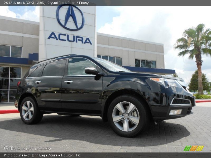 Crystal Black Pearl / Ebony 2012 Acura MDX SH-AWD