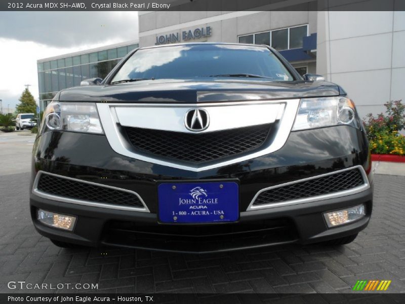 Crystal Black Pearl / Ebony 2012 Acura MDX SH-AWD