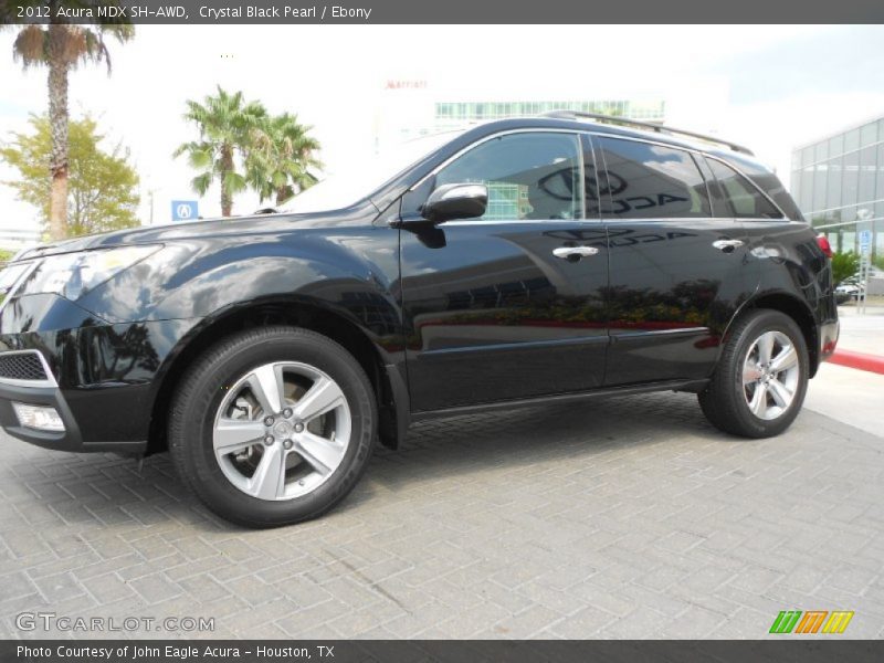 Crystal Black Pearl / Ebony 2012 Acura MDX SH-AWD