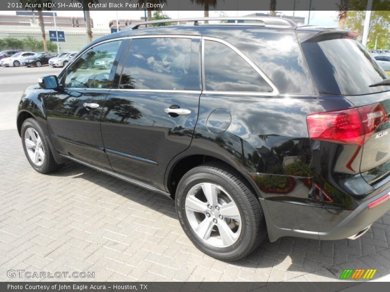 Crystal Black Pearl / Ebony 2012 Acura MDX SH-AWD