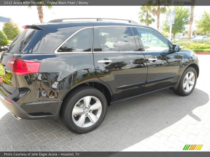 Crystal Black Pearl / Ebony 2012 Acura MDX SH-AWD