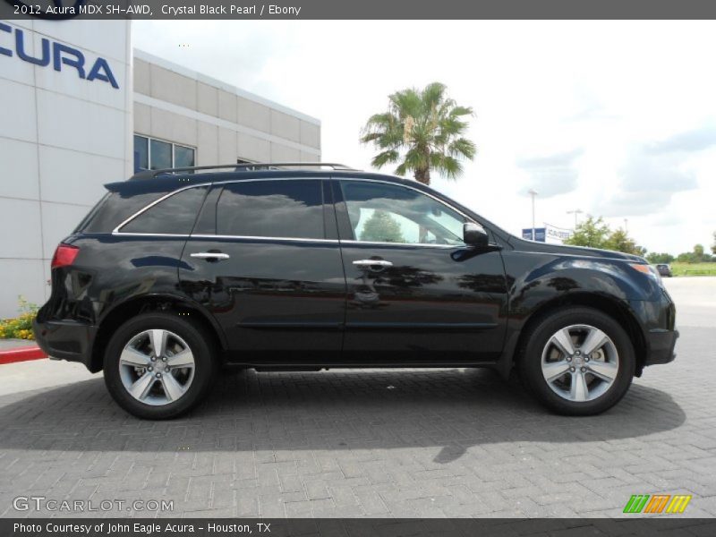 Crystal Black Pearl / Ebony 2012 Acura MDX SH-AWD