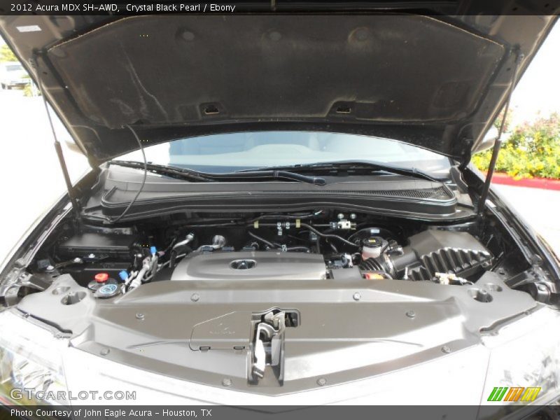 Crystal Black Pearl / Ebony 2012 Acura MDX SH-AWD