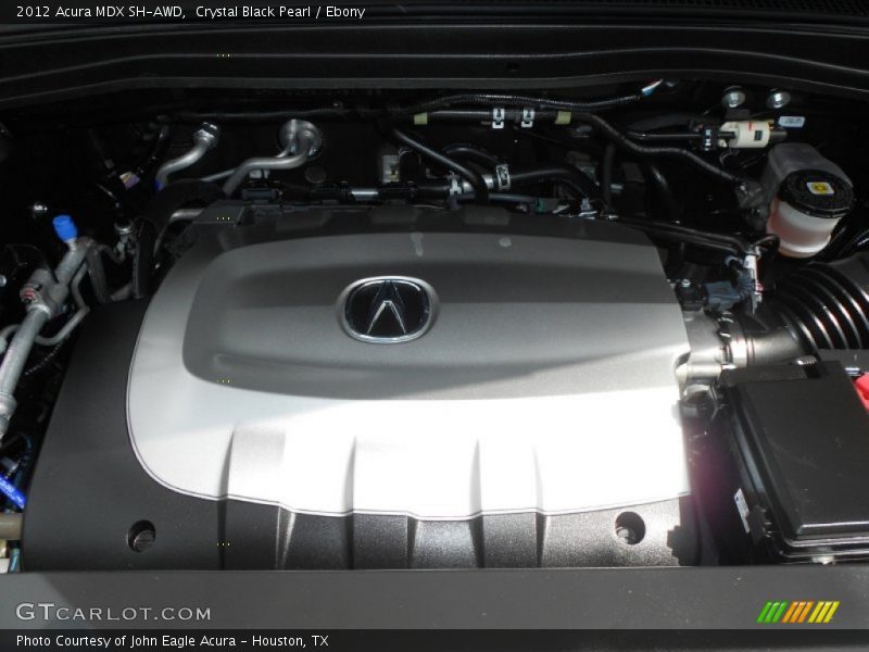 Crystal Black Pearl / Ebony 2012 Acura MDX SH-AWD