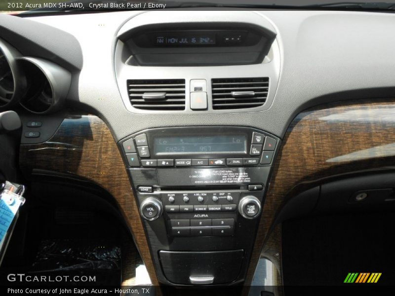 Crystal Black Pearl / Ebony 2012 Acura MDX SH-AWD