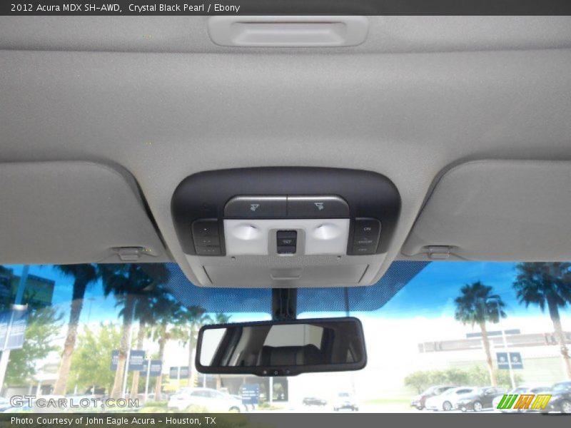 Crystal Black Pearl / Ebony 2012 Acura MDX SH-AWD