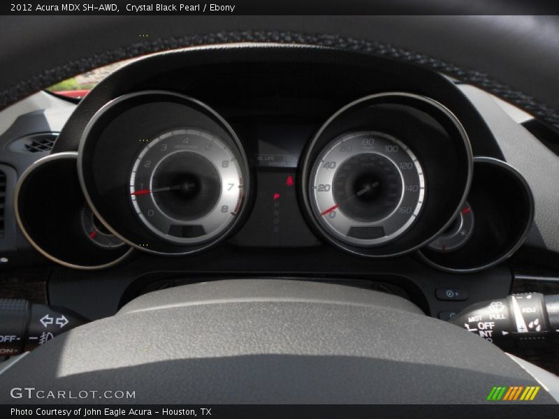 Crystal Black Pearl / Ebony 2012 Acura MDX SH-AWD