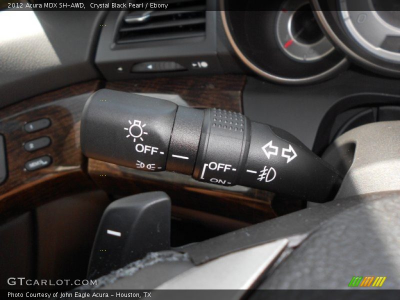 Crystal Black Pearl / Ebony 2012 Acura MDX SH-AWD